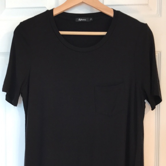 T-shirt dress with chest pocket, double layer - Picture 2 of 7